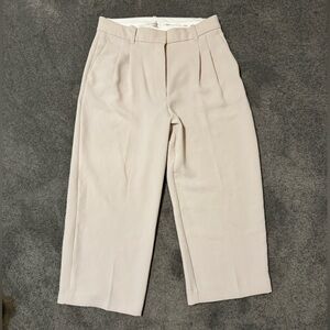 Aritzia Wilfred Effortless Cropped Pants VIN GRIS
